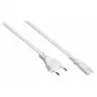 kabelmeister Euro toitekaabel, Europlug C-tüüp paljaste otstega, 1,5 m, 0,75 mm², valge