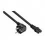 Kabelmeister Schuko toitekaabel 90° nurga all oleva pistikuga IEC C15, must, 1,8 m