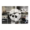 Kabelmeister SK0103-S002 3-suunaline Schuko jaotur, 90° nurgaga pistik, 0,2m kaabel, must