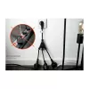 Kabelmeister SK0103-S002 3-suunaline Schuko jaotur, 90° nurgaga pistik, 0,2m kaabel, must