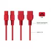 KABELMEISTER SK0190-R018 toitekaabel Schuko – IEC C13, 1,8 m, must
