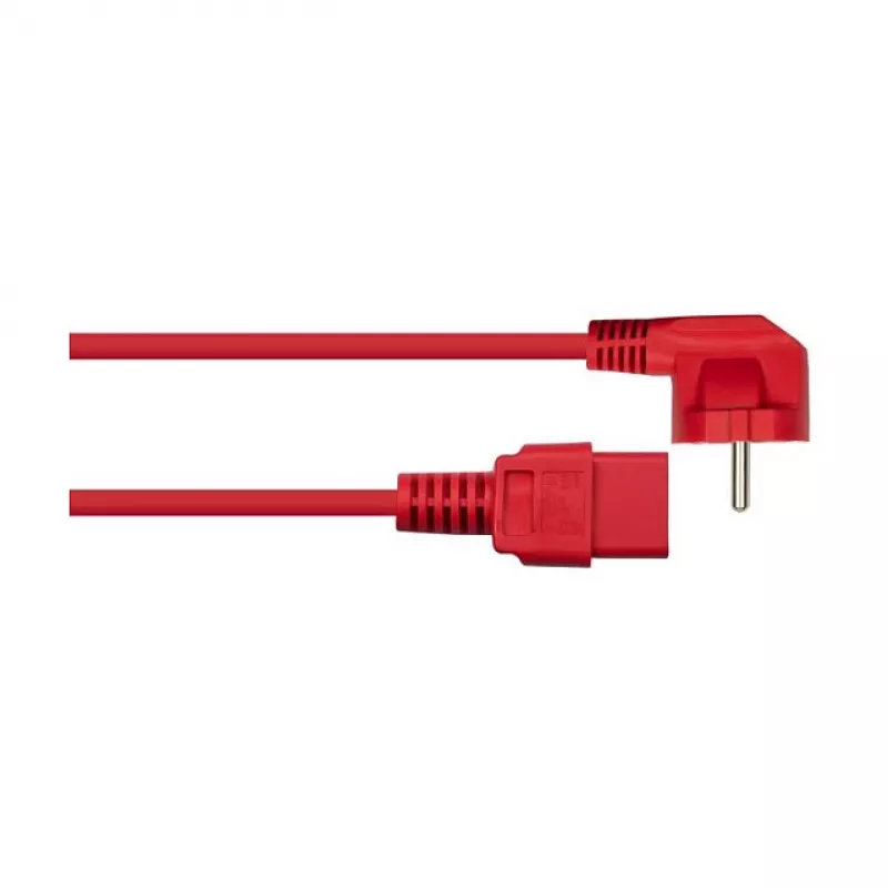 KABELMEISTER SK0190-R018 toitekaabel Schuko – IEC C13, 1,8 m, must