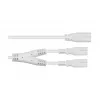 KABELMEISTER SK0877-W003 toitejaoturkaabel IEC C8 – 2x IEC C7, 0,3 m, must
