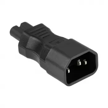 KABELMEISTER SKA-1470S IEC C14 to C7 toiteadapter – 250 V / 2.5 A, must