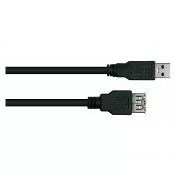 Kabelmeister USB 3.0 pikenduskaabel A isane A emane UL must 0.5m