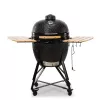 Kamado Bono Grande Ceramic Grill 23″ Charcoal BBQ with Cart, Black