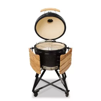KAMADO BONO MEDIA 20 (52CM) keraamiline söegrill, läikiv must