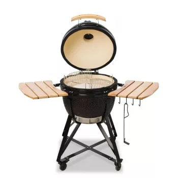 KAMADO BONO MEDIA 20 (52CM) keraamiline söegrill, läikiv must