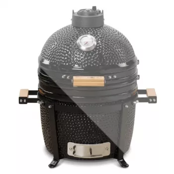 KAMADO BONO MINIMO 15 (40CM) Kamado keraamiline grill, 33 cm küpsetusrest, läikiv must