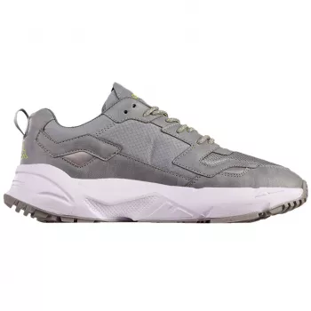 Kappa Turako 243377 1633 laste madalad tossud kahekordsete Velcro rihmadega, hall/sinine/laim