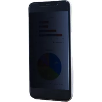 KAPSOLO kahesuunaline privaatsuskaitsekile Apple iPhone 14 Pro jaoks, isekleepuv PET-kile, peegeldusvastane, kriimustuskindel, sõrmejälgedevastane, läbipaistev KAP13011