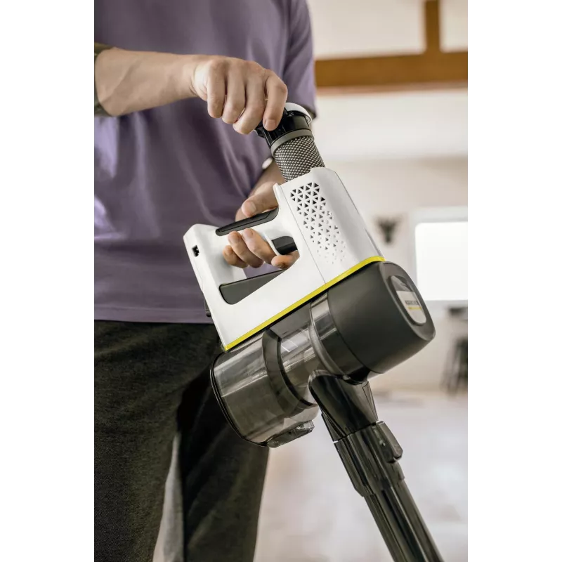 Kärcher VC 4 Cordless myHome Car akutoitel puhastusimeja, ilma tolmukotita, 0,65L mahutavus, valge