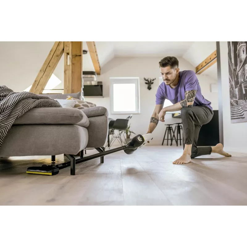 Kärcher VC 4 Cordless myHome Car akutoitel puhastusimeja, ilma tolmukotita, 0,65L mahutavus, valge