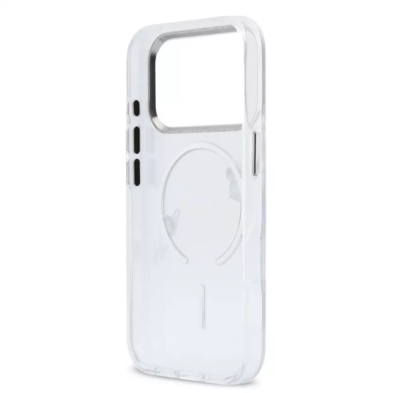 Karl Lagerfeld Apple iPhone 18 Pro Max HC MagSafe IML läbipaistev kate Karl Script logoga