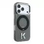 Karl Lagerfeld IML Ring Stand 360 Kameo Metal MagSafe ümbris iPhone 18 Pro Max / 17 Pro Max - must