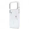 Karl Lagerfeld iPhone 15 Pro MagSafe kõva ümbris, läbipaistev Karl Script logoga