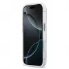 Karl Lagerfeld iPhone 15 Pro MagSafe kõva ümbris, läbipaistev Karl Script logoga