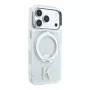 Karl Lagerfeld iPhone 18 Pro Max / 17 Pro Max MagSafe IML rõngastugi 360 Kameo metallist läbipaistev ümbris