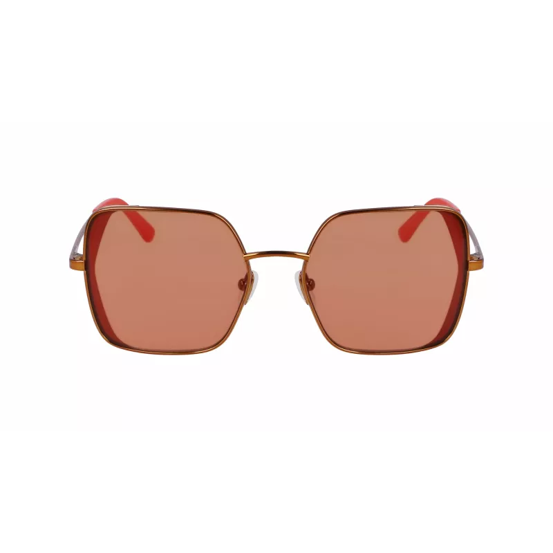 KARL LAGERFELD KL340S-800 Naiste päikeseprillid - Must atsetaatraam, hallid polükarbonaat läätsed, 56mm
