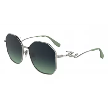 KARL LAGERFELD KL358S-041 Naiste päikeseprillid - must raam, hall lääts, 57 mm