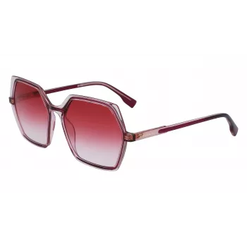KARL LAGERFELD KL6083S-626 Naiste kassisilma päikeseprillid must hall gradient 56mm
