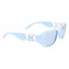KARL LAGERFELD KL6085S-450 Naiste päikeseprillid Must Suitsuhall 55mm