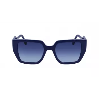 KARL LAGERFELD KL6098S-400 Naiste Päikeseprillid Tumesinine Raam Hall Gradient Lääts 52mm