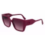 KARL LAGERFELD KL6098S-501 Naiste ruudukujulised atsetaatpäikeseprillid 52mm