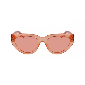 KARL LAGERFELD KL6100S-800 Naiste ristkülikukujulised atsetaatpäikeseprillid Havana pruun gradient 54/19/140 mm