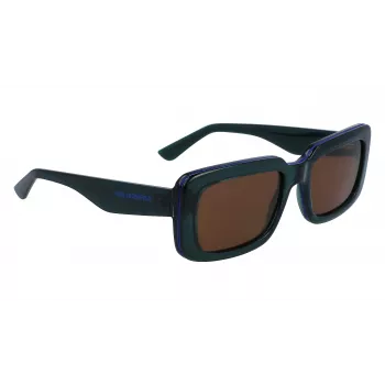 KARL LAGERFELD KL6101S-300 Unisex Päikeseprillid 54mm Hall Lääts Must Atsetaatraam UV400