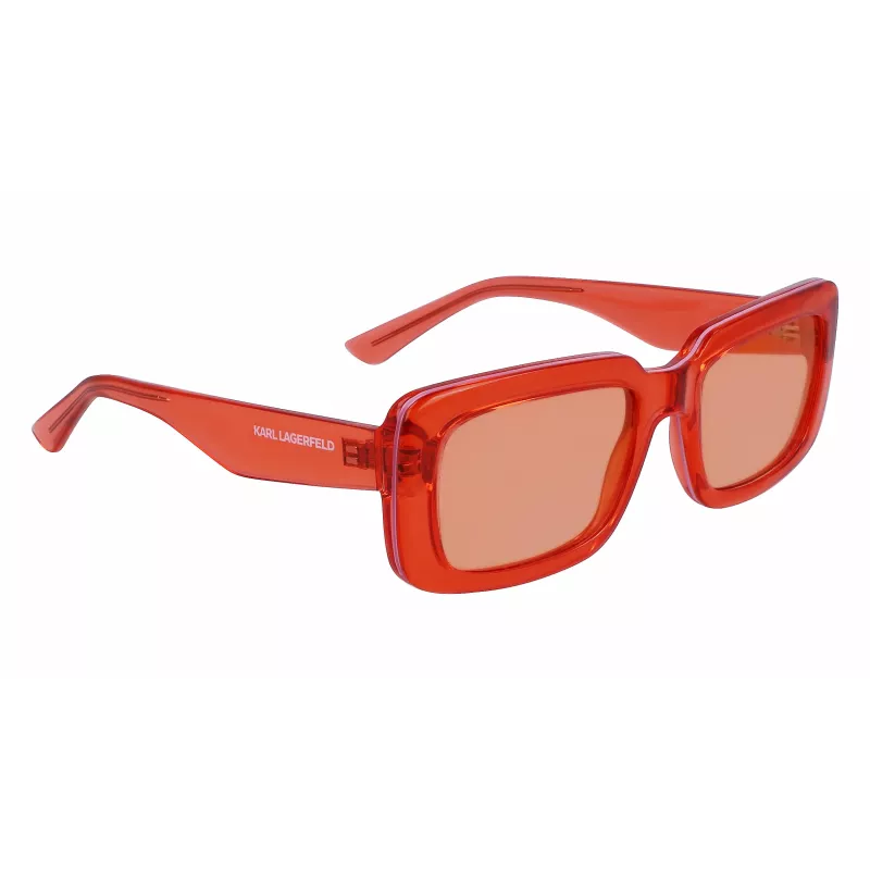 KARL LAGERFELD KL6101S-800 Unisex Päikeseprillid - Must raam, Hall lääts, 54mm
