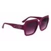 KARL LAGERFELD KL6104SR-501 Naiste ruudukujulised päikeseprillid Must/Hall 53mm