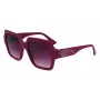 KARL LAGERFELD KL6104SR-501 Naiste ruudukujulised päikeseprillid Must/Hall 53mm