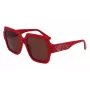 KARL LAGERFELD KL6104SR-600 Naiste kassisilma päikeseprillid, läikiv punane, hall gradient, 53 mm