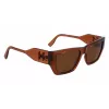 KARL LAGERFELD KL6123S541824 Unisex Päikeseprillid, Läikiv Must Raam, Hallid Läätsed, 54/18/140 mm
