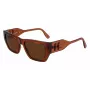 KARL LAGERFELD KL6123S541824 Unisex Päikeseprillid, Läikiv Must Raam, Hallid Läätsed, 54/18/140 mm