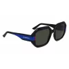 KARL LAGERFELD KL6124S-001 Naiste kassisilmadega päikeseprillid Must/Hall 53mm