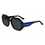 KARL LAGERFELD KL6124S-001 Naiste kassisilmadega päikeseprillid Must/Hall 53mm
