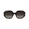 KARL LAGERFELD KL6124S-240 Naiste ruudukujulised atsetaatpäikeseprillid pruun Havana 53mm