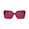 KARL LAGERFELD KL6126S522054 Naiste ruudukujulised atsetaatpäikeseprillid Havana pruun gradient 52mm