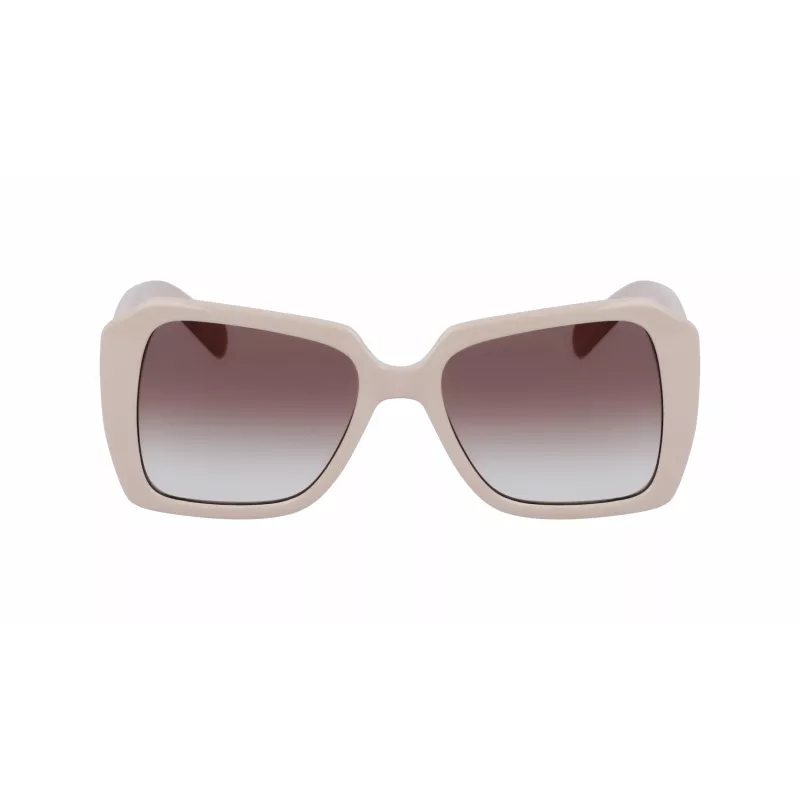 KARL LAGERFELD KL6140S531710 Naiste ristkülikukujulised päikeseprillid Must/Hall 53mm