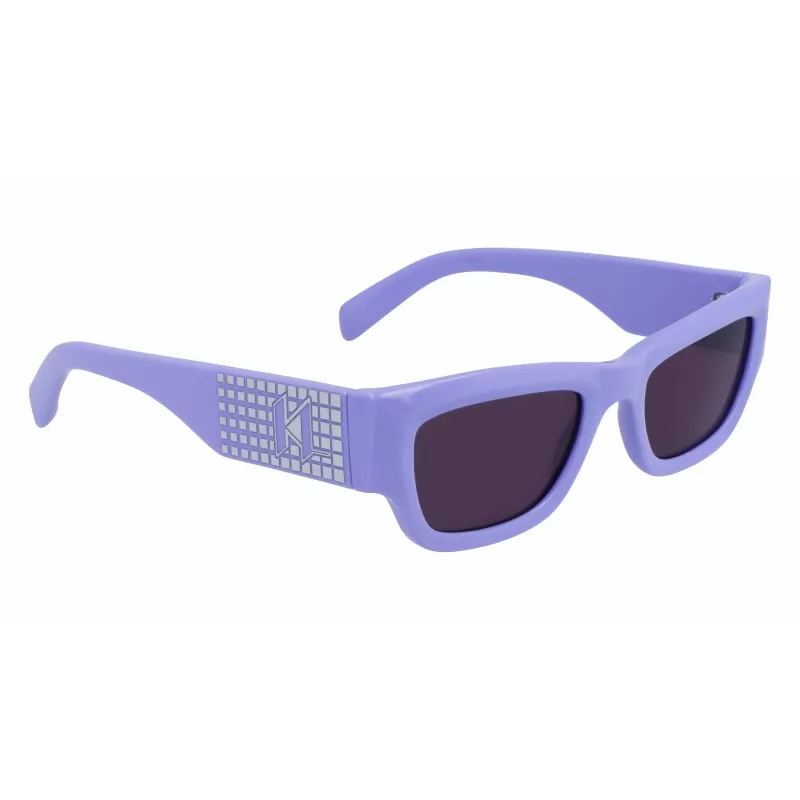 KARL LAGERFELD KL6141S522154 Naiste kassisilma päikeseprillid - must atsetaatraam, hall gradientlääts, 52 mm