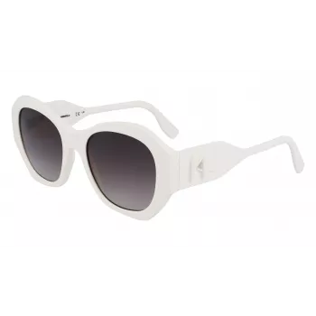 KARL LAGERFELD KL6146S-105 Naiste päikeseprillid Havana atsetaat ruudukujulise raamiga pruuni gradiendläätsega 54mm