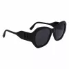 KARL LAGERFELD KL6146SN-1 Naiste Päikeseprillid - Ruudukujuline Kassiläätsega Atsetaatraam - UV400 Kaitse - 54mm Lääts