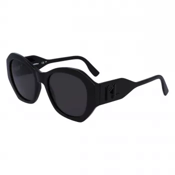 KARL LAGERFELD KL6146SN-1 Naiste Päikeseprillid - Ruudukujuline Kassiläätsega Atsetaatraam - UV400 Kaitse - 54mm Lääts