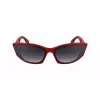 KARL LAGERFELD KL6162S-600 Naiste liblikpäikeseprillid - Punane/punakaspruun atsetaatraam, gradientpruunid läätsed, 64/14/140 mm