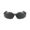KARL LAGERFELD KL6167S-020 Naiste ruudukujulised päikeseprillid - must atsetaatraam, hall suitsulääts, 53 mm