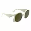 KARL LAGERFELD KL6208S-105 Naiste päikeseprillid - must atsetaatraam, hallid polükarbonaat läätsed, 55 mm