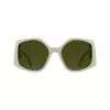 KARL LAGERFELD KL6208S-105 Naiste päikeseprillid - must atsetaatraam, hallid polükarbonaat läätsed, 55 mm