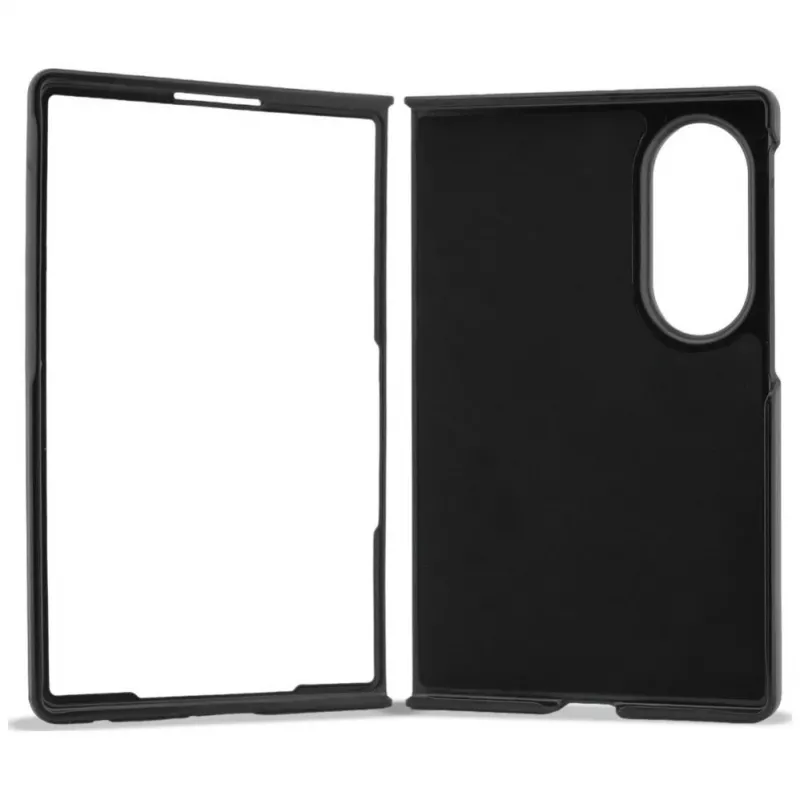 Karl Lagerfeld PU Saffiano Karl ja Choupette ümbris Samsung Galaxy Z Fold8 jaoks, must
